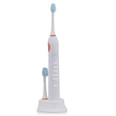 China OEM&ODM IPX7 Bristle Brush Battery Powered Rechargeable Waterproof Adult Soft Teeth Whitening Electric Toothbrush Sonic Toothbrush for sale