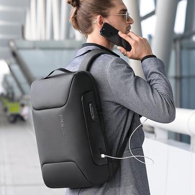 China With USB Business Travel With Usb Men Notebook Anti Theft Backpack Bagpack Men Laptop Backpack Waterproof for sale