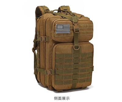 China Waterproof Waterproof Sport Hiking Camping Travel High Capacity 50L Large Army 3D Rucksack Military Tactical Bags for sale