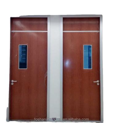 China Modern manual swing simple schoo door design class room industrial door factory with Fireproof for sale