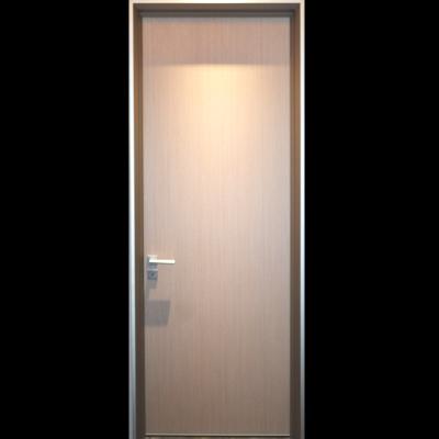 China Fire Protection MDF HPL Panel Invisible Door Aluminum Frame And Combo Honey Core Inside Fill Interior Door for sale