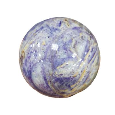 China Donghai natural polished purple ball with feng shui healing crystal ball decoration for sale