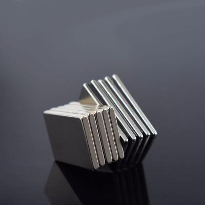 China Industrial Strong Small Block Magnet Super Powerful Permanent Magnetic Neodymium Magnet Rectangle Permanent Magnet for sale