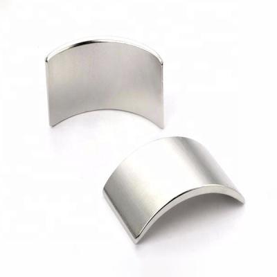 China High Quality Industrial Magnet Nickel Plating N52 Arc Arches Curved Neodymium Magnet For Motor-Generator for sale