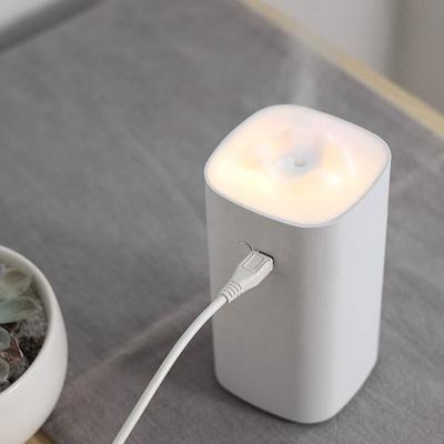 China Nice Small Portable USB Charging Colorful Ultrasonic Night Light Air Diffuser Humidifier for sale