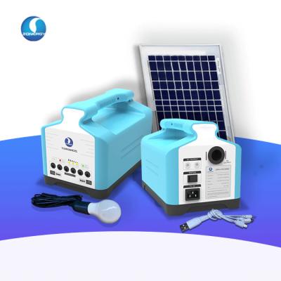 China Homes ZONERGY Solar Systems Off-Grid Energy Storage Home Solar Portable Power Station for sale