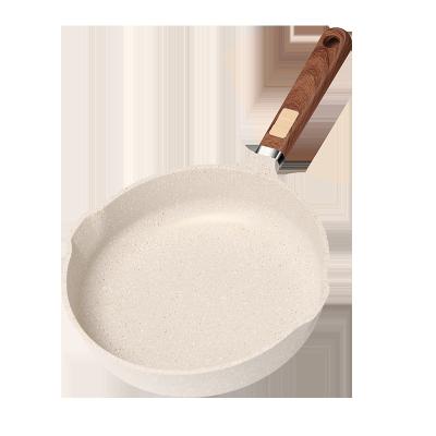 China Granite Traditional Stone Concessions Factory Wholesale Price Non-Stick Induction Bottom Frying Pan for sale