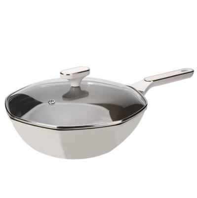 China Minimalist high-grade non-stick pan Maifan star anise pot household stone pan for sale