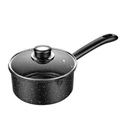 China Sustainable Hot Head Selling Kitchen Utensils Stock Pot Cooker Set With Glass Lid Cooking Rice for sale