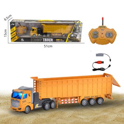 China Hot sale new style RC hobby toys style rc cars remote control excavator trucks bulldozer trailer radio control car truck cement mixer for sale