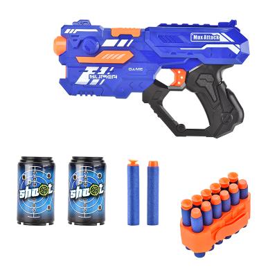 China Electronic Favorite EVA Foam Soft Bullet Bubble Toy Gun Pistol For Boy Realistic EVA Foam Toy Shooting Plastic Target Safety for sale