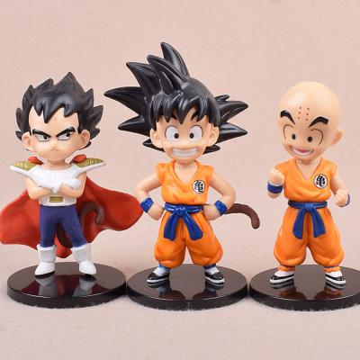 China Hot Selling Cartoon Toy Action Figure Table Decoration Ornament Action Figure Gohan Figures Toy Anime Set for sale