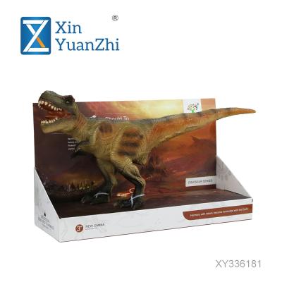 China Hand Painting Environmental Painting Posture PVC Tyrannosaurus Rex Walking Toys for sale