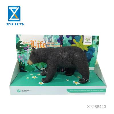 China Wild Animal Models Mini PVC Zoo Series Realistic Animal Model Toys For Children With Display Box for sale