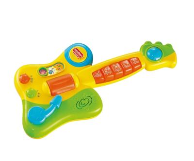 China Music And Light Mini Intellect Musical Instruments Toys Baby Guitar With Sound for sale