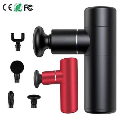 China High Quality Rechargeable Portable Mini Body Vibration Massager Deep Fascial Gun With C Type Charger for sale