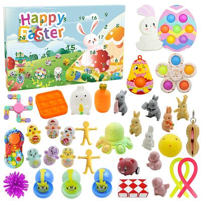 China 2022 Sensory Bundle Toys DIY Toy Set Amazon Easter Egg Decompression Toy Anti Stress Reliever Educational Bubble Toys Push Sets Blind Box Gift For Kids for sale