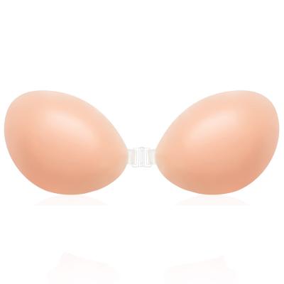 China Silicone Ladies Eco-friendly Invisible Bras Women Self Adhesive Stick On Lift Up Glitter Silicone Gel Bra for sale