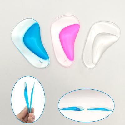 China Flexible Gel Arch Inserts For Plantar Fasciitis&Flat Feet Reusable Adhesive Arch Pads To Relieve Pressure And Feet Pain For Men And Women for sale