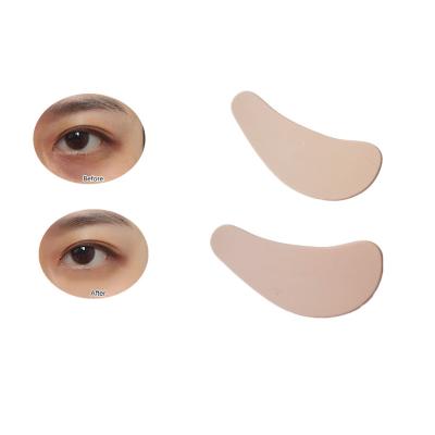 China Custom Shape Reusable Eye Mask Private Label Silicone Anti Wrinkle Eye Shield Under Eye Pads for sale