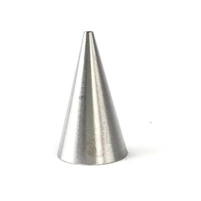 China #3 Disposable Small Size Logo Baking Accessories 1pcs Custom Cake Decorated Food Grade Stainless Steel Pastry Spikes To Form Piping Nozzle for sale