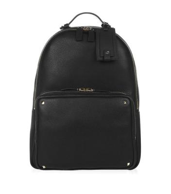 China Frauen bemannen einzigartige lederne Rucksack-Tasche/Schwarz-zufällige Rucksack-Tasche mit Niet zu verkaufen