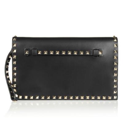 China Die Lederhandtaschen lederner Studed-Frauen mit Uhrarmband-Italien-Mode-Handtasche zu verkaufen