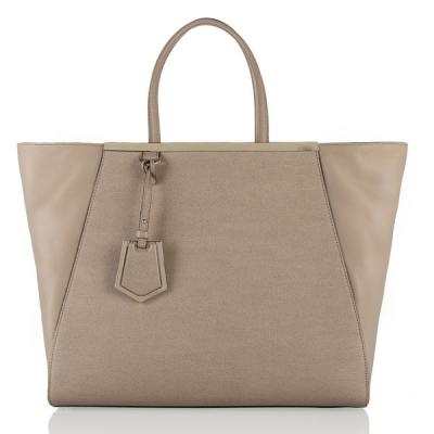 China Bolsos simplemente elegantes del cuero del hobo del diseño del cuero de Saffiano del camello ningún bolso de la señora mano de la correa en venta