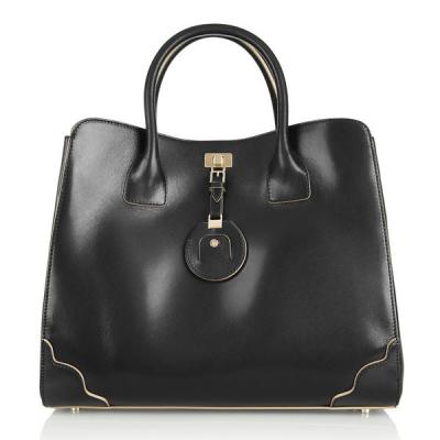 China Unique Famous Designer Bag Vogue Bag Lady Tote Leather Bags Made Of Smooth Calf Skin for sale