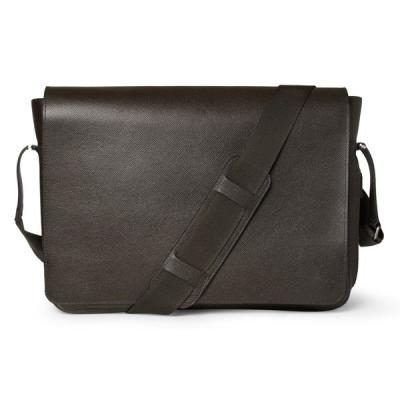 China Bolso de cuero para hombre de la cartera del negro del estilo de la moda con la correa larga del cojín de hombro, guarnición durable en venta