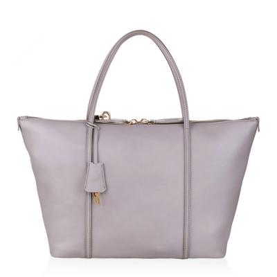 China Het echte Leer maakte Dame Leather Shopper Bag/Ritssluitingssluiting Middelgrote Totalisators Te koop