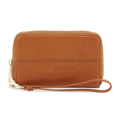 China Durable Chic Ladies Leather Wallets , Free Embossed Logo Handcraft Leather Purse for sale