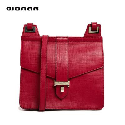 China Bolso duro de las señoras del cuero del modelo del estilo, bolso rojo caliente de la promoción de Gionar en venta