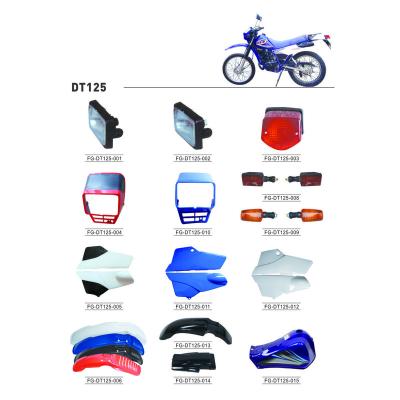 China DT125 Motorcycle Parts / Japan / China Best Motorcycle Spare Parts Plastic Motorcycle Parts for sale