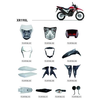 China XR190L Motorcycle Parts / Brazil / South America Plastic Motorcycle Spare Parts Motorcycle Parts for sale