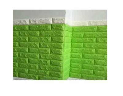 China Modern Brick Design Living Room Wall Panels 3D Self Adhesive Wallpaper Home Decoration Pe Foam Wall Sticker for sale