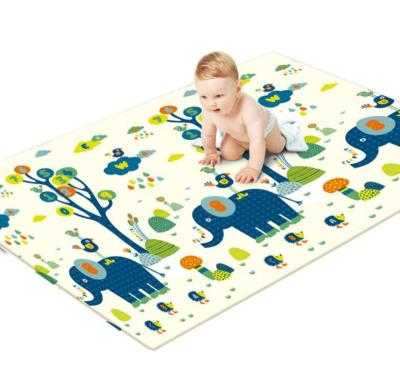 China Educational Non-Toxic Folding Toy Kids Portable Cartoon Printed Mat xpe Foam Baby Play Mat XPE Foldable Crawling Mat for sale