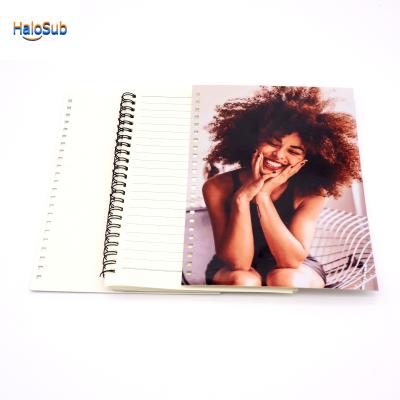 China Wholesale High Quality Hot Selling Customized Sublimation Blank A5 Spiral Notebook Blanks Spiral Notebook Binding for sale