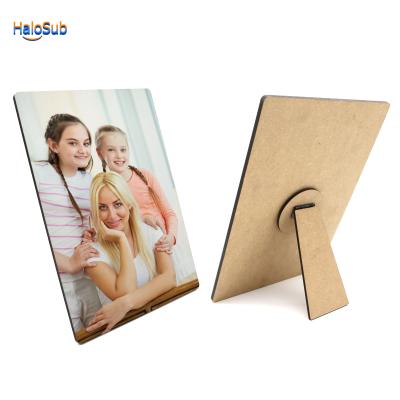 China Wholesale high quality hot sale frame custom sublimation blank square photo frame gift square transfer print wooden frame for sale