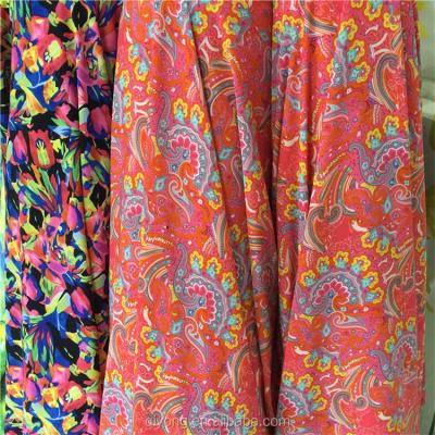 China 100% Polyester Woven Twist Wool Peach Abaya Shrink-Resistant Wholesale Printing Fabric For Summer Dress for sale