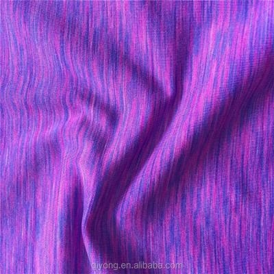 China Soft Colored 95 Knitting Polyester 5 Spandex Knit Plain Jersey Fabric For T Shirt for sale