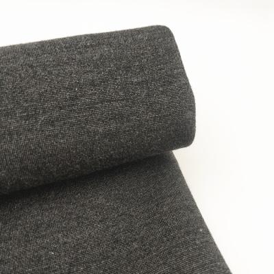 China Gray Stretch Good Quality NR De Roma Ponte Knitted Heather Blend Fabric For Pants for sale