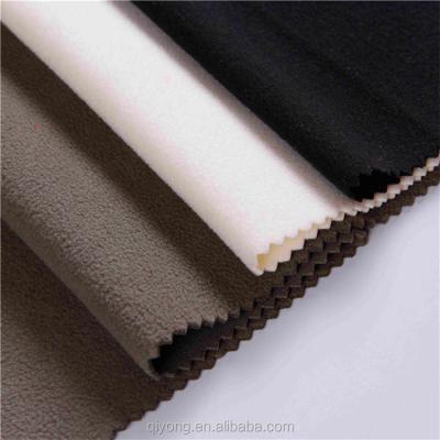 China Shaoxing Shrink-Resistant Qiyong Knitting Cheap Brushed Fleece Fabric Microfiber Polartec Antipilling For Blankets for sale