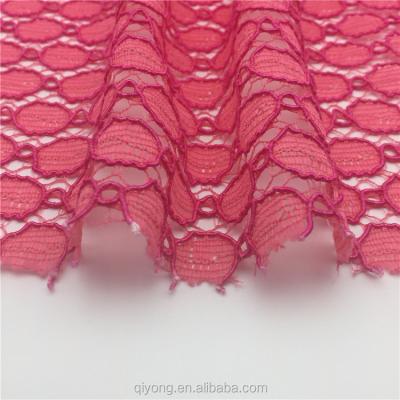 China China Textile Shrink-Resistant Nylon Cotton Blending African Embroidery Lace Fabrics For Women's Dresses for sale