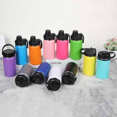 China Colorful PORTABLE Stainless Steel Thermos Water Bottle Double Wall Vacuum Insulated Tumbler With Leakproof Spout Lid for sale