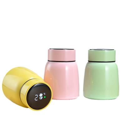 China Mini PORTABLE Vacuum Flask Milk Thermo Coffee Mug For Bubble Tea With Temperature Belly Cup Custom Color Water Bottle for sale