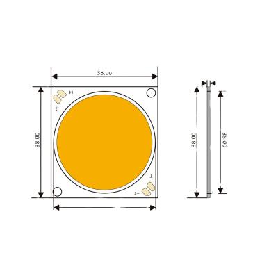 China COB CHIP 160-170LM/W CRI96 5600K+3200K LED Underwater Video Light COB CHIP 150W 200W 300W CXA3590 Size LED Used In Underwater Video Lighting 3 Years for sale