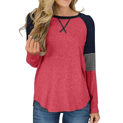 China Red 100% Breathable Cotton Loose Female Blouse Ladies Women Tops Shirt Women's Blouses for sale