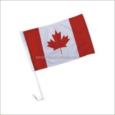 China Canada Country Car Flags Motorcycle Windows Banner Car Window Side Hanging Flag for sale