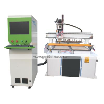 China High quality cnc router woodworking 1325 4d linear atc machine wood drilling and cutting for sale for sale